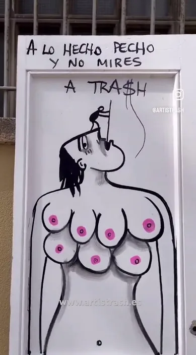 A lo hecho – Street-Art in Barcelona: Szene aus dem Art-Is-Trash-Video von Francisco de Pájaro