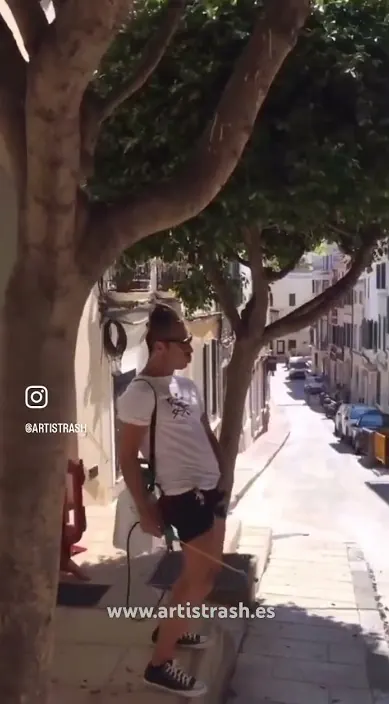 Agua bendita – Street-Art in Barcelona: Szene aus dem Art-Is-Trash-Video von Francisco de Pájaro