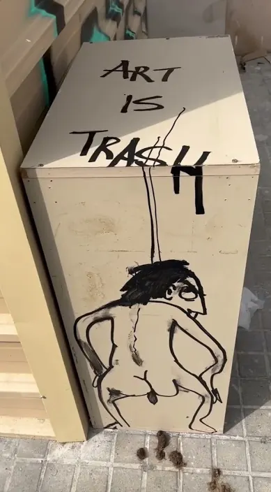 Aleluya – Street-Art in Barcelona: Szene aus dem Art-Is-Trash-Video von Francisco de Pájaro