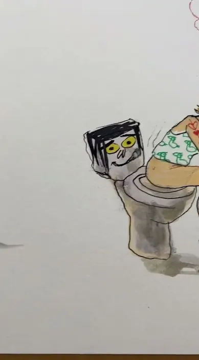 Animales emocionales. www. es – Street-Art in Barcelona: Szene aus dem Art-Is-Trash-Video von Francisco de Pájaro