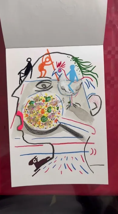 Arroz con pollo – Street-Art in Barcelona: Szene aus dem Art-Is-Trash-Video von Francisco de Pájaro