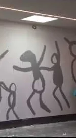 – Street-Art in Barcelona: Szene aus dem Art-Is-Trash-Video von Francisco de Pájaro