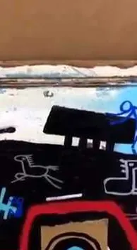  – Street-Art in Barcelona: Szene aus dem Art-Is-Trash-Video von Francisco de Pájaro