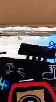  – Street-Art in Barcelona: Szene aus dem Art-Is-Trash-Video von Francisco de Pájaro