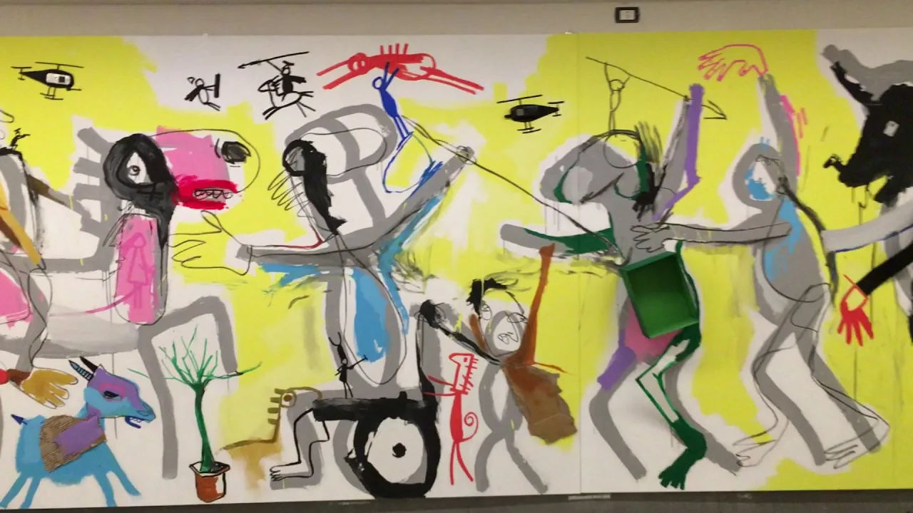  – Street-Art in Barcelona: Szene aus dem Art-Is-Trash-Video von Francisco de Pájaro