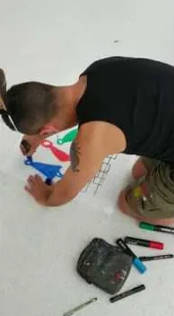  – Street-Art in Barcelona: Szene aus dem Art-Is-Trash-Video von Francisco de Pájaro