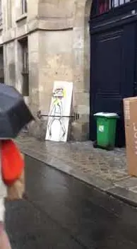  – Street-Art in Barcelona: Szene aus dem Art-Is-Trash-Video von Francisco de Pájaro