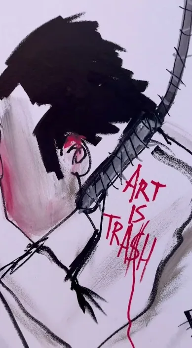 Autónomo – Street-Art in Barcelona: Szene aus dem Art-Is-Trash-Video von Francisco de Pájaro