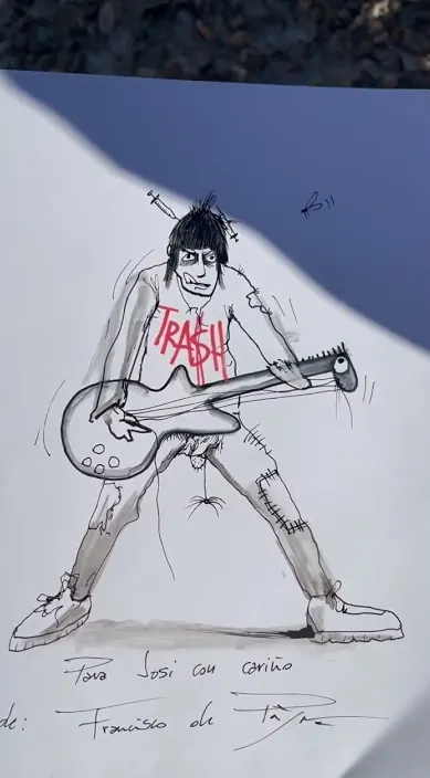 Book trash www. es – Street-Art in Barcelona: Szene aus dem Art-Is-Trash-Video von Francisco de Pájaro