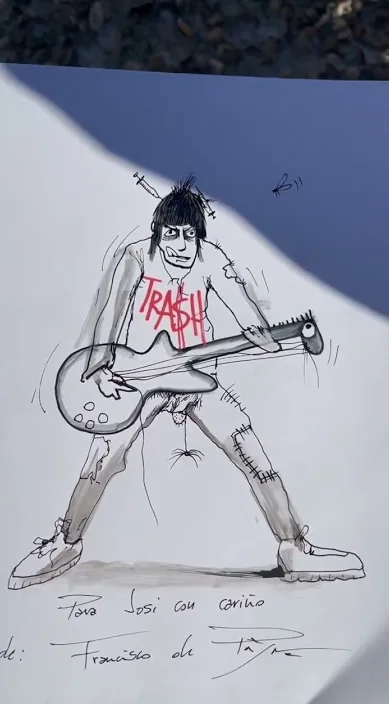 Book trash www. es – Street-Art in Barcelona: Szene aus dem Art-Is-Trash-Video von Francisco de Pájaro