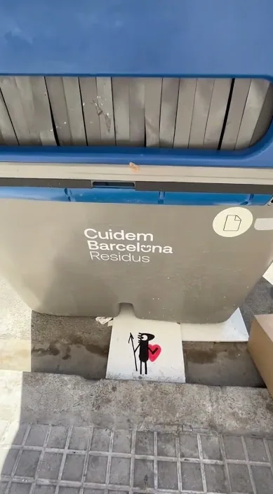 Caballo indio. www. es – Street-Art: Szene aus dem Art-Is-Trash-Video von Francisco de Pájaro