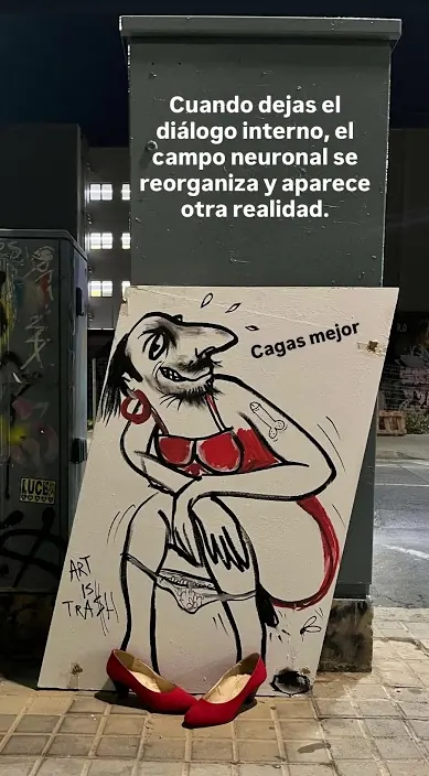 Cagar mejor – Street-Art in Barcelona: Szene aus dem Art-Is-Trash-Video von Francisco de Pájaro