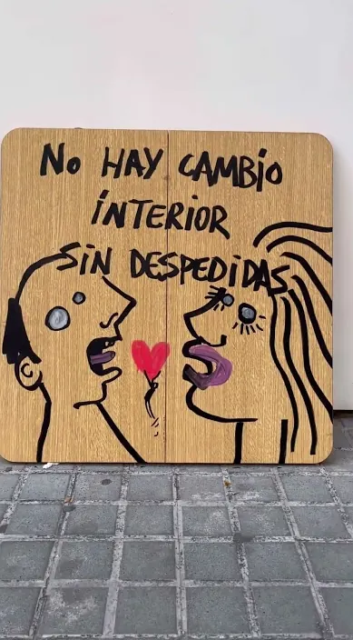 Cambio interior – Street-Art in Barcelona: Szene aus dem Art-Is-Trash-Video von Francisco de Pájaro
