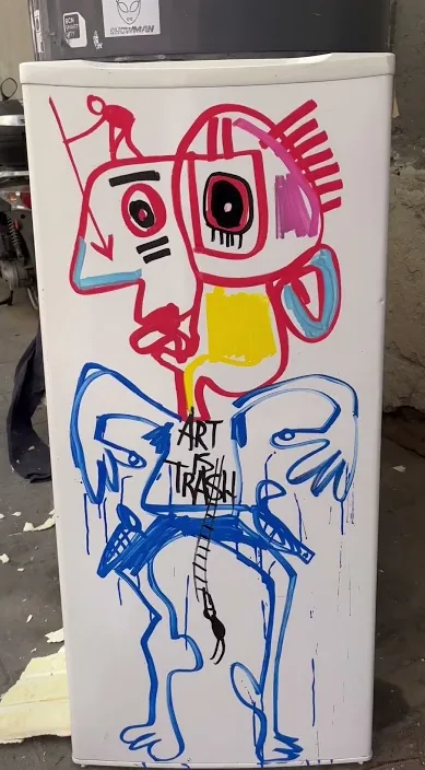 Colores son amores es – Street-Art: Szene aus dem Art-Is-Trash-Video von Francisco de Pájaro
