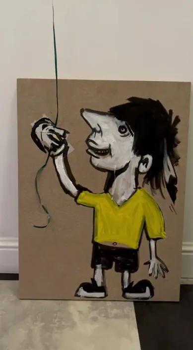 Como un niño – Street-Art in Barcelona: Szene aus dem Art-Is-Trash-Video von Francisco de Pájaro