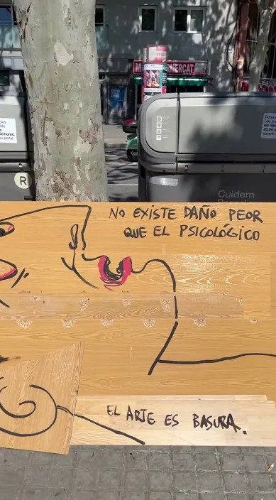 Daño – Street-Art in Barcelona: Szene aus dem Art-Is-Trash-Video von Francisco de Pájaro