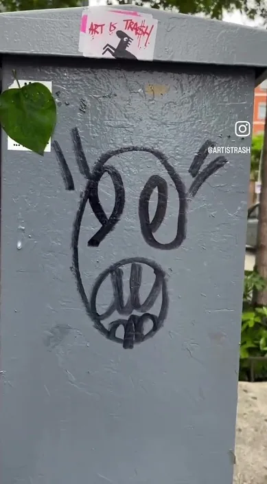 Desde el corazón – Street-Art in Barcelona: Szene aus dem Art-Is-Trash-Video von Francisco de Pájaro