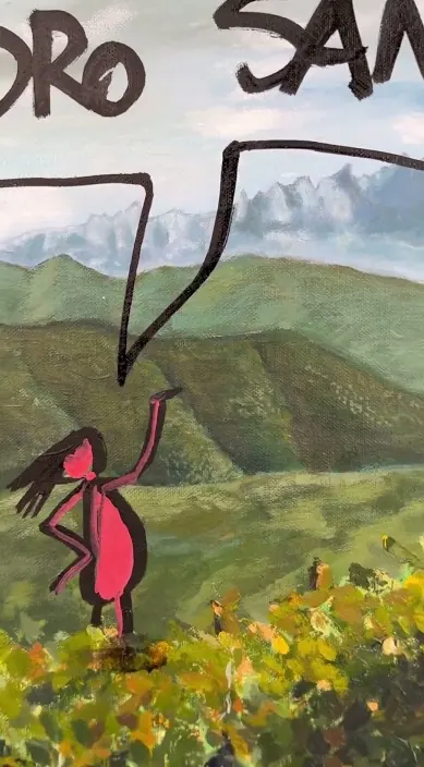 Día en el campo – Street-Art in Barcelona: Szene aus dem Art-Is-Trash-Video von Francisco de Pájaro