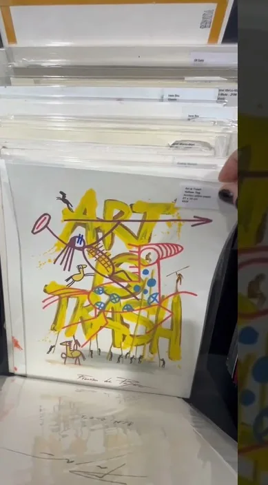 Dibujos es – Street-Art: Szene aus dem Art-Is-Trash-Video von Francisco de Pájaro