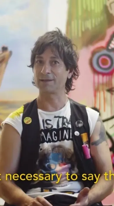 El 24 de junio en BCN. es – Street-Art: Szene aus dem Art-Is-Trash-Video von Francisco de Pájaro