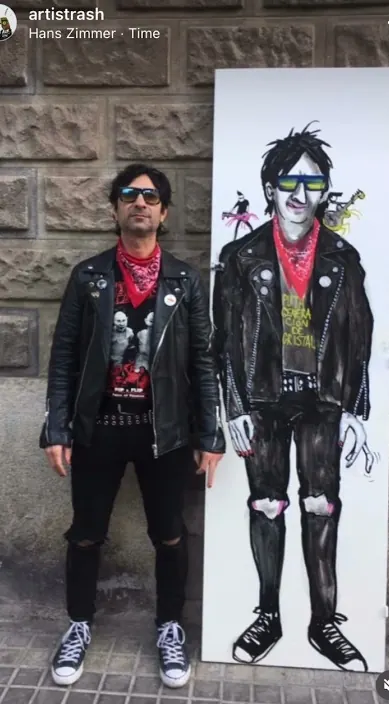 El arte está en la basura. www. es – Street-Art: Szene aus dem Art-Is-Trash-Video von Francisco de Pájaro