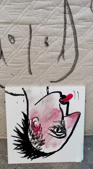 El artista libre – Street-Art in Barcelona: Szene aus dem Art-Is-Trash-Video von Francisco de Pájaro