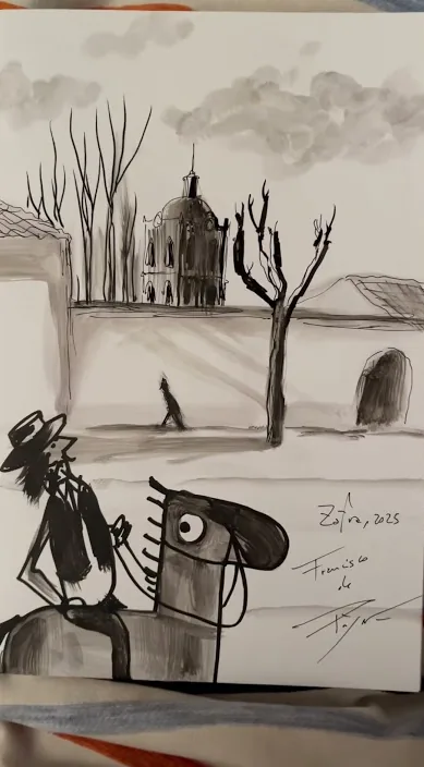 El pueblo – Street-Art: Szene aus dem Art-Is-Trash-Video von Francisco de Pájaro