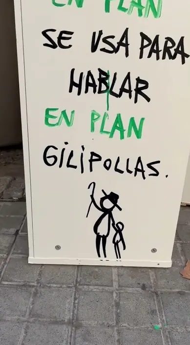 EN PLAN www. es – Street-Art in Barcelona: Szene aus dem Art-Is-Trash-Video von Francisco de Pájaro