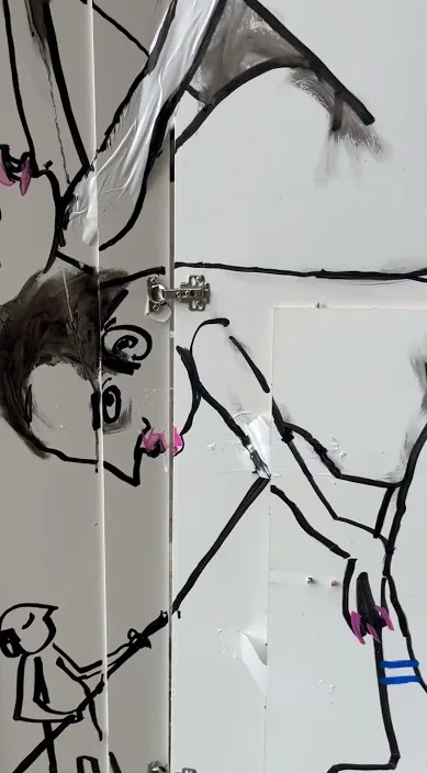Escupir es mi firma – Street-Art in Barcelona: Szene aus dem Art-Is-Trash-Video von Francisco de Pájaro