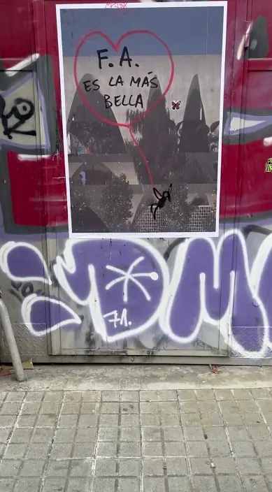 F. Azzariti – Street-Art in Barcelona: Szene aus dem Art-Is-Trash-Video von Francisco de Pájaro
