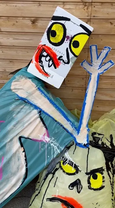 Festival cruïlla – Street-Art in Barcelona: Szene aus dem Art-Is-Trash-Video von Francisco de Pájaro