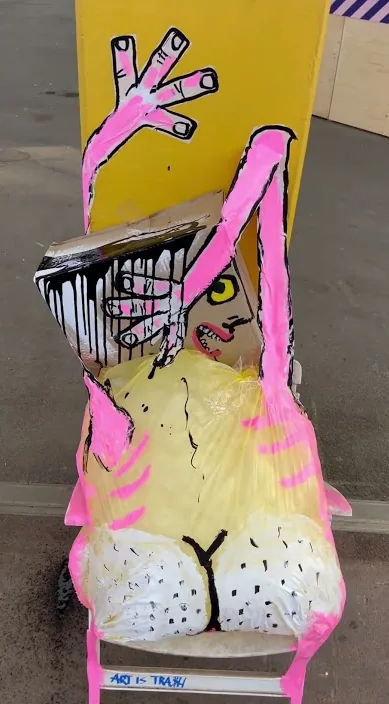 Festival cruilla – Street-Art in Barcelona: Szene aus dem Art-Is-Trash-Video von Francisco de Pájaro