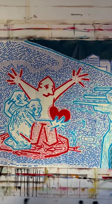 Fin de un poema – Street-Art in Barcelona: Szene aus dem Art-Is-Trash-Video von Francisco de Pájaro