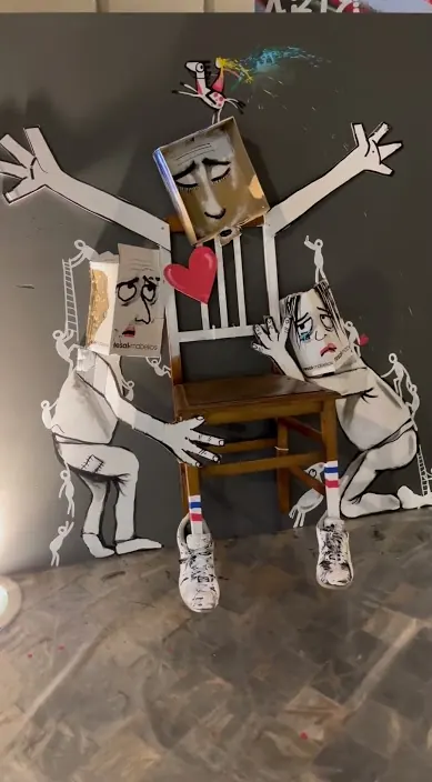 Fundación cajamurcia, cartagena – Street-Art in Barcelona: Szene aus dem Art-Is-Trash-Video von Francisco de Pájaro
