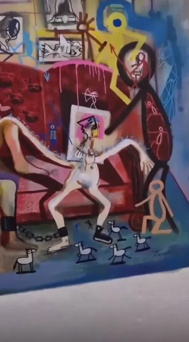 Hace dos años – Street-Art in Barcelona: Szene aus dem Art-Is-Trash-Video von Francisco de Pájaro