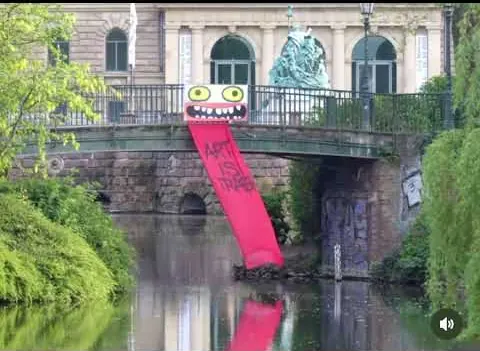 heART Trash – Street-Art in Barcelona: Szene aus dem Art-Is-Trash-Video von Francisco de Pájaro