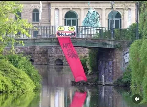 heART Trash – Street-Art in Barcelona: Szene aus dem Art-Is-Trash-Video von Francisco de Pájaro