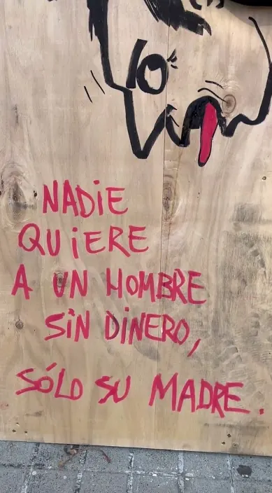 Hombre – Street-Art in Barcelona: Szene aus dem Art-Is-Trash-Video von Francisco de Pájaro