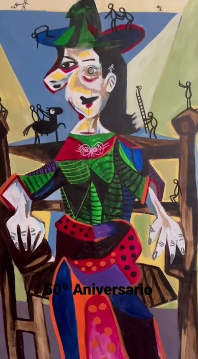 Homenaje es – Street-Art: Szene aus dem Art-Is-Trash-Video von Francisco de Pájaro