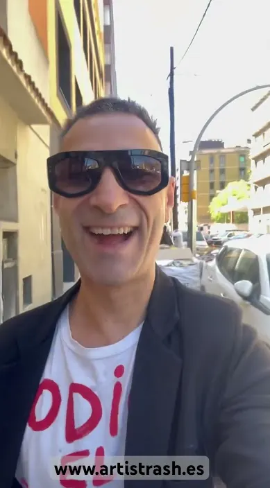 Hoy es un día precioso – Street-Art in Barcelona: Szene aus dem Art-Is-Trash-Video von Francisco de Pájaro