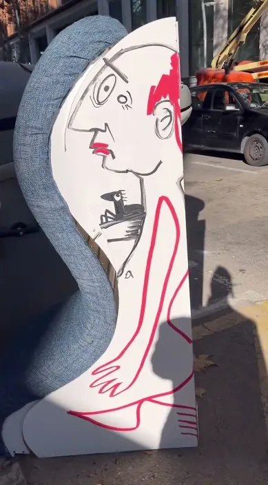 Hoy hace un día precioso – Street-Art in Barcelona: Szene aus dem Art-Is-Trash-Video von Francisco de Pájaro