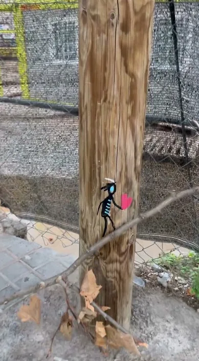 Indio urbano – Street-Art in Barcelona: Szene aus dem Art-Is-Trash-Video von Francisco de Pájaro