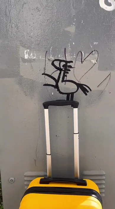 Iros todos – Street-Art in Barcelona: Szene aus dem Art-Is-Trash-Video von Francisco de Pájaro