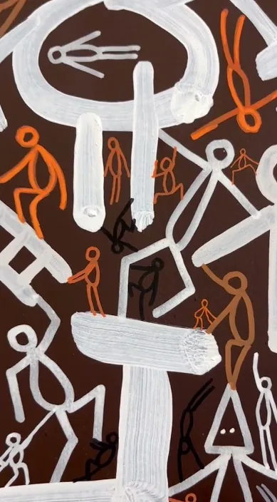 Jeroglífico. es – Street-Art: Szene aus dem Art-Is-Trash-Video von Francisco de Pájaro