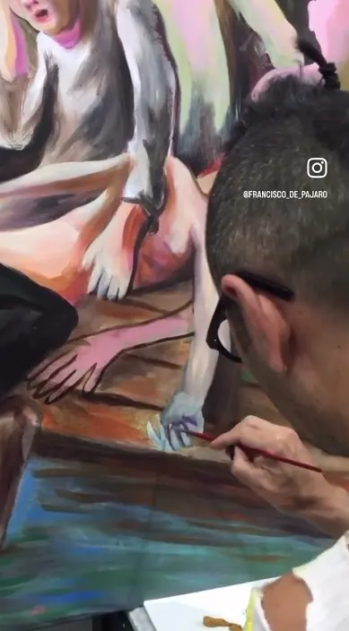 LA BALSA DE LA MEDUSA #franciscodepajaro #art La balsa de la medusa – Street-Art in Barcelona: Szene aus dem Art-Is-Trash-Video von Francisco de Pájaro