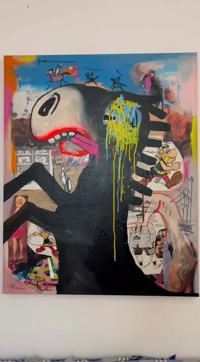 La cocina – Street-Art in Barcelona: Szene aus dem Art-Is-Trash-Video von Francisco de Pájaro