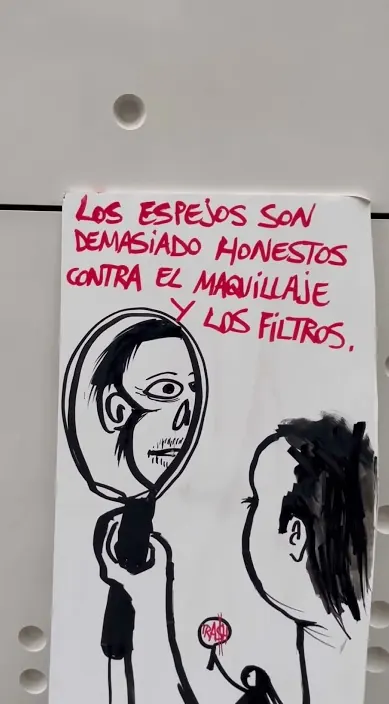 La honestidad – Street-Art in Barcelona: Szene aus dem Art-Is-Trash-Video von Francisco de Pájaro