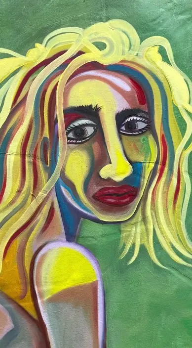 La más fea – Street-Art in Barcelona: Szene aus dem Art-Is-Trash-Video von Francisco de Pájaro