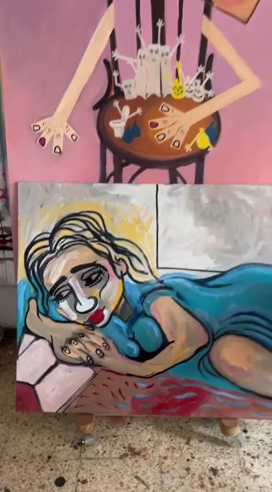 Leyendo mi autobiografía – Street-Art in Barcelona: Szene aus dem Art-Is-Trash-Video von Francisco de Pájaro