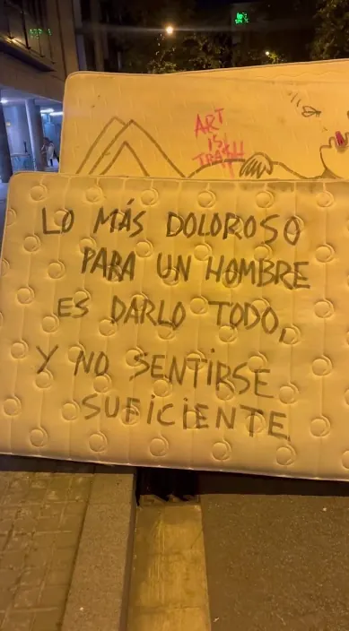Lo más doloroso – Street-Art in Barcelona: Szene aus dem Art-Is-Trash-Video von Francisco de Pájaro
